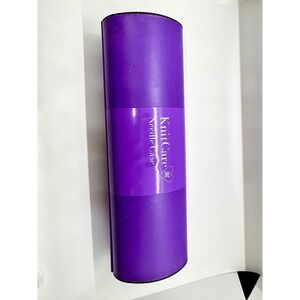 Boye Knitting Needles Set Size 8 and 9 Aluminum with Purple KnitCare Case USA